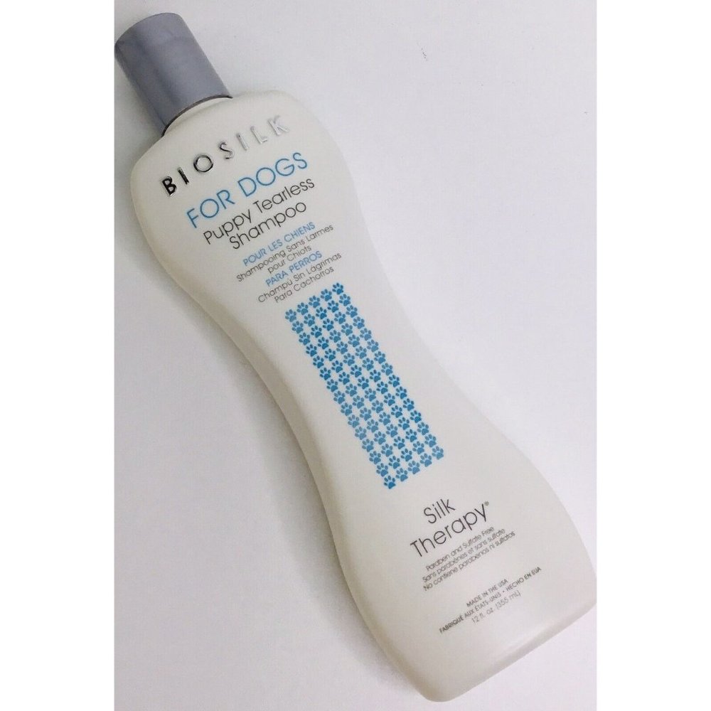 BIOSILK DOGS Silk Therapy PUPPY TEARLESS Shampoo for Delicate Coat Skin 12oz